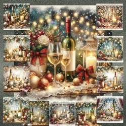 Beautiful Christmas White Wine