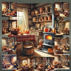 Rustic Cabin Kitchen