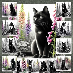 Fox Glove Cats 2