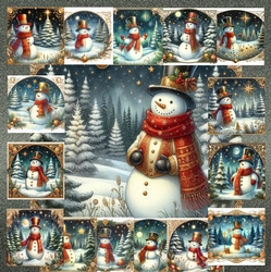 Vintage Snowmen