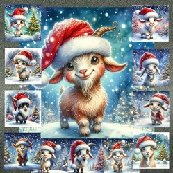 Festive Goats