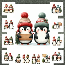 Festive Penguin  CUSTOMER REQUEST