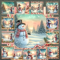 Candy Cane Snowmen