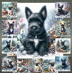 Frosty Snow Drops And Furry Friends 12