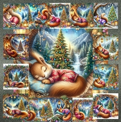 Sleepy Hallow Christmas Squirrels