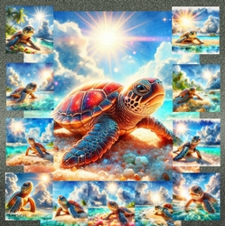 Sunny Beach Turtle 