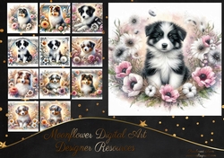 Spring Floral Pups 4