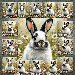 Beautiful Spring Rabbits