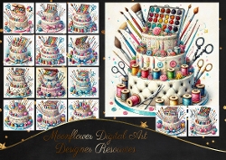 Crafter Birthday Cakes