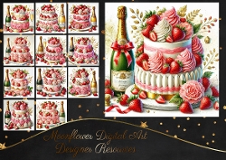 Strawberry & Cream Cake