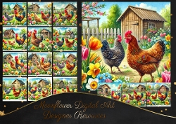 Garden Chickens