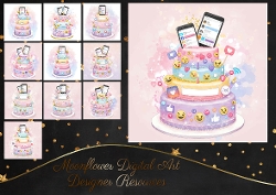 Social Media Cakes