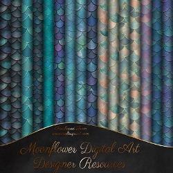 Mermaid Background Kit