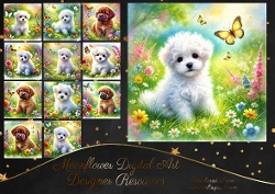 Butterfly Garden Pups 1
