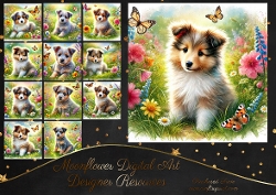 Butterfly Garden Pups 4