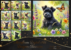 Butterfly Garden Pups 12