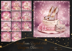 Sparkle Shoe Cake 1