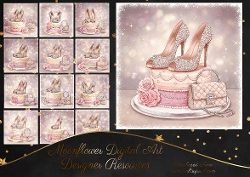Sparkle Shoe Cake 2