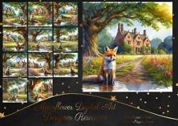 Garden Puddle Fox 1
