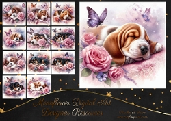 Dreamy Floral Haze Pups 8