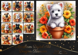 Flower Pot Pups 11