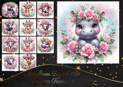 Floral Animals