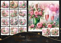 Champagne & Flowers