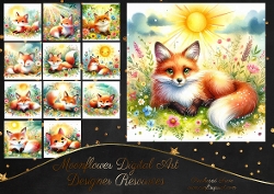 Sunny Meadow Fox