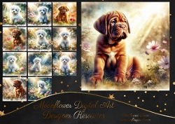 Sunny Morning Pups 1