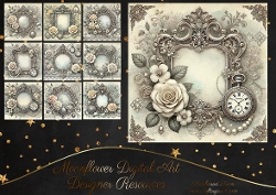 Antique Rose frames