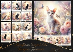 Dreamy Flutterby Cats 2