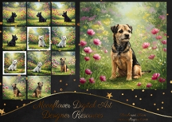 Pretty Garden Pups 12