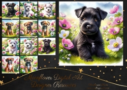 Floral Pups 11