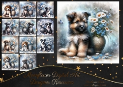 Floral Vase Pups 7