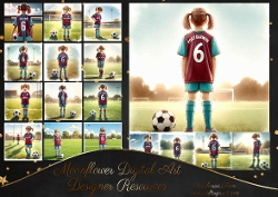 Football Girl CUSTOMER REQUEST 