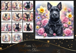 Sweet floral Pups 12