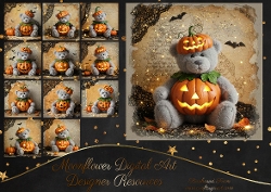 Cute Pumpkin Bear