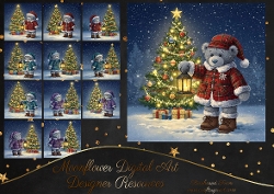 Christmas Lantern Bears