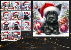 Santa Pups 11