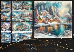 Vintage Christmas Scenes 2