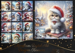 Festive Hat Cats