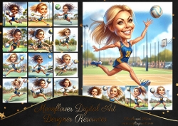 CUSTOMER REQUEST Netball Girls/Lady Karen