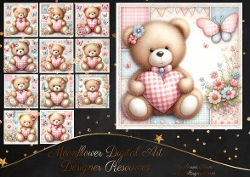 Gingham Bears 1