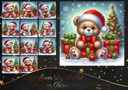  Cute Christmas Teddy 1