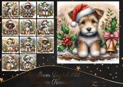 Christmas Log Pups 2