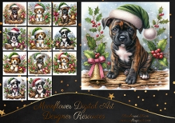 Christmas Log Pups 8
