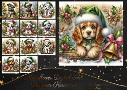 Christmas Log Pups 15