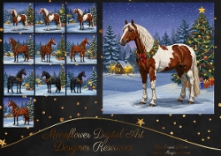 Winter Horses 8
