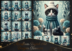 Beautiful Winter Cats 2
