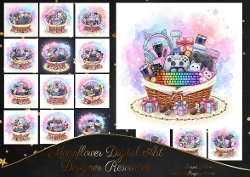 Festive Girl Gamer Gift Baskets 